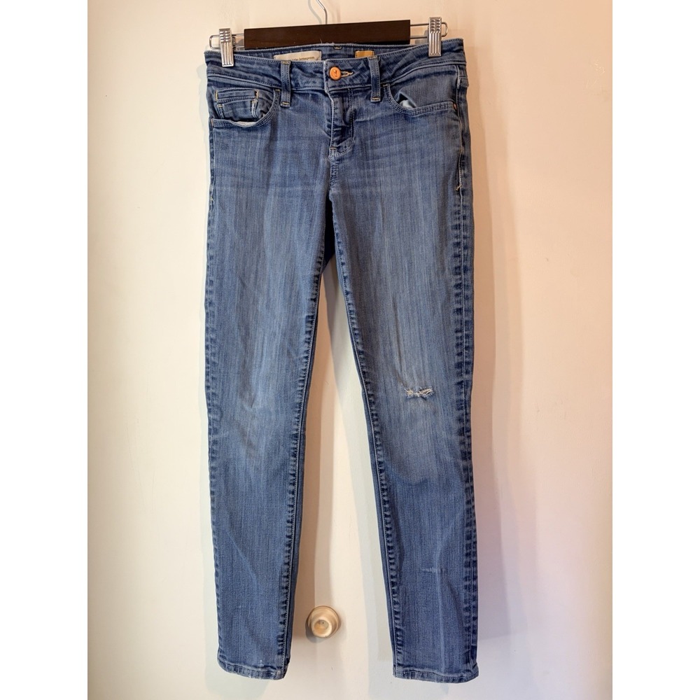 Anthropologie Pilcro And The Letter Press Jeans Size26 Skinny Distressed Lowrise
